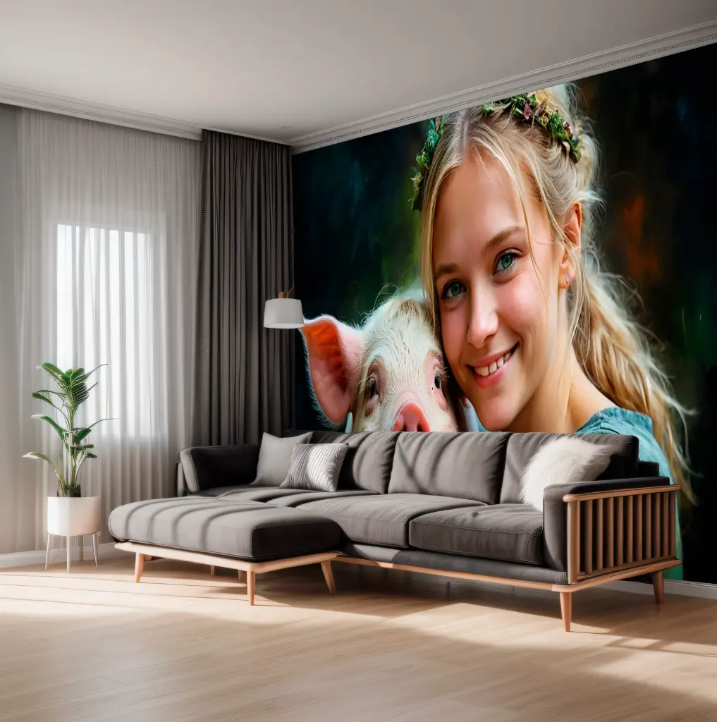 Mujeres y animales cerdo 3.webp